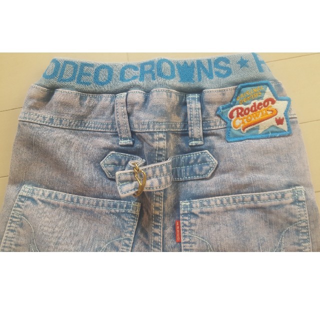 RODEO CROWNS(ロデオクラウンズ)のロデオクラウンズ　キッズ　デニムＬ キッズ/ベビー/マタニティのキッズ服女の子用(90cm~)(パンツ/スパッツ)の商品写真