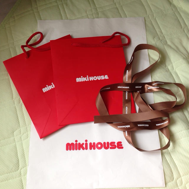 mikihouse(ミキハウス)のミキハウス☆ショップ袋セット レディースのバッグ(ショップ袋)の商品写真