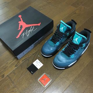 ナイキ(NIKE)の【最終値下】AIR JORDAN 4 Teal 27.5cm(スニーカー)