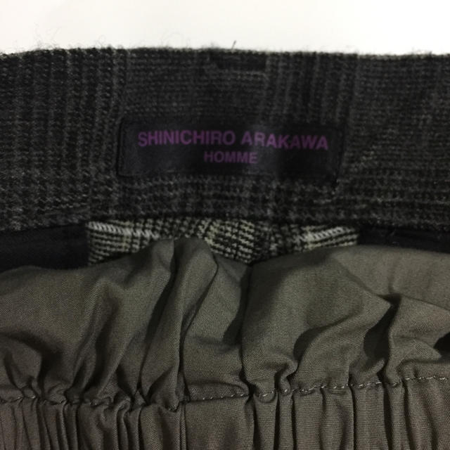 SHINICHIRO ARAKAWA(シンイチロウアラカワ)のシンイチロウアラカワ パンツ グレンチェック SHINICHIRO  メンズのパンツ(スラックス)の商品写真