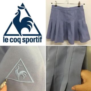 ルコックスポルティフ(le coq sportif)の＊出品停止間近＊ レア ルコック ラベンダー ミニスカート(ミニスカート)