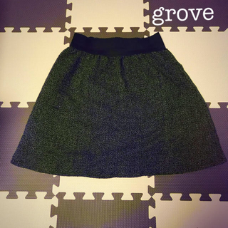 グローブ(grove)のgroveミニ丈スカート(ミニスカート)