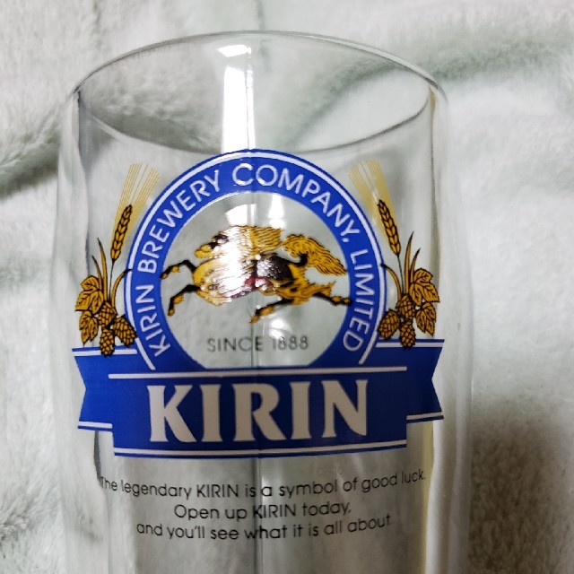 キリン(キリン)のキリンビール　大ジョッキ　kirin beer 麒麟ビール　グラス　ジョッキ インテリア/住まい/日用品のキッチン/食器(グラス/カップ)の商品写真