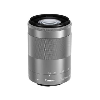 キヤノン(Canon)の新品 Canon EF-M55-200mm F4.5-6.3 シルバー(レンズ(ズーム))