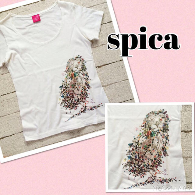 FELISSIMO(フェリシモ)の【30日まで】spicaフクロウTシャツ レディースのトップス(Tシャツ(半袖/袖なし))の商品写真