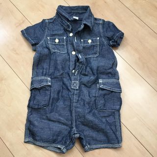 ベビーギャップ(babyGAP)のデニムロンパース(ロンパース)