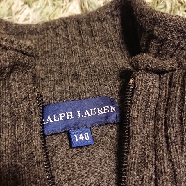 POLO RALPH LAUREN(ポロラルフローレン)のラルフ★*ﾟRalph Lauren ★*ﾟ140アーガイル柄ニットカーデ キッズ/ベビー/マタニティのキッズ服女の子用(90cm~)(カーディガン)の商品写真