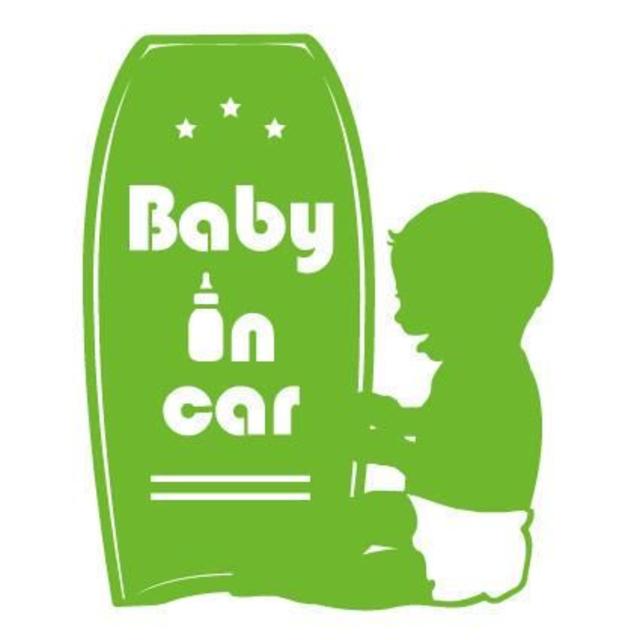 BB Baby in car カッティングステッカー12 スポーツ/アウトドアのスポーツ/アウトドア その他(サーフィン)の商品写真