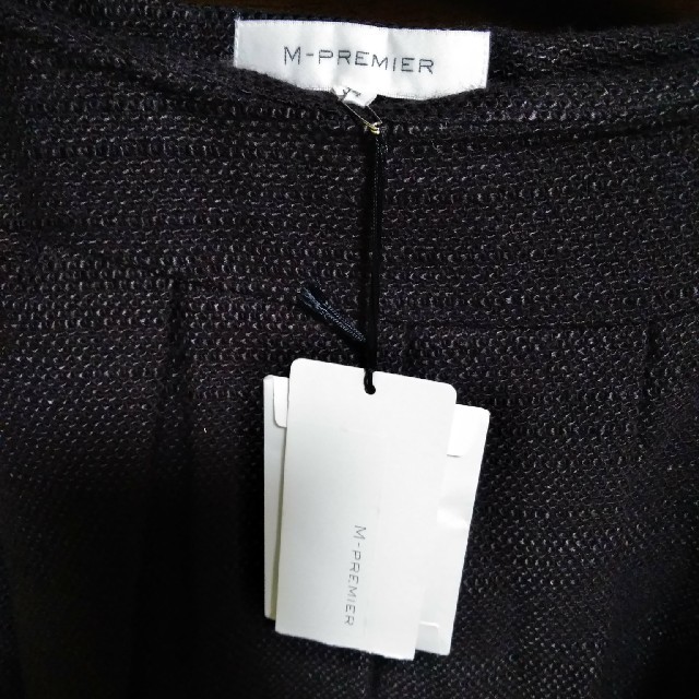 M-premier(エムプルミエ)のダークブラウンスカート レディースのスカート(ひざ丈スカート)の商品写真