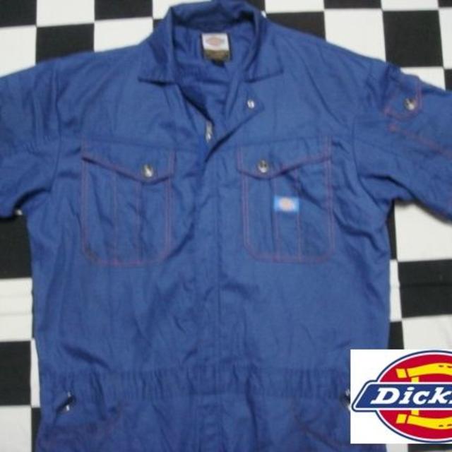 Dickies(ディッキーズ)の【ディキーズ】3L半袖なぎカニックドライビング中古ツナギ紺 メンズのパンツ(サロペット/オーバーオール)の商品写真