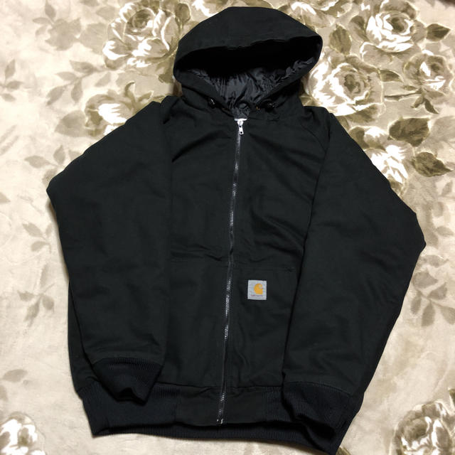 carhartt カーハート ダック duck 生地 パーカー ジャケット 黒