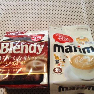 エイージーエフ(AGF)のAGF❤︎Blendy(70g)＋AGF❤︎marim(260g)(コーヒー)