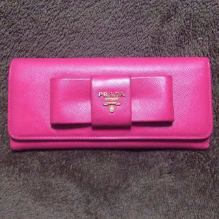 プラダ(PRADA)のPRADA☆正規品 リボン 長財布(財布)