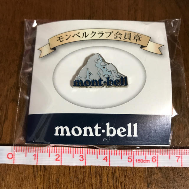 mont bell(モンベル)のバッチ モンベル スポーツ/アウトドアのアウトドア(登山用品)の商品写真