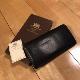 ホワイトハウスコックス(WHITEHOUSE COX)のホワイトハウスコックス  長財布 S1247 REGENT ネイビー×イエロー(長財布)