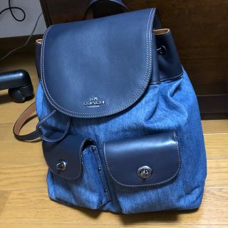 コーチ(COACH)のcoach デニムリュック 美品(リュック/バックパック)