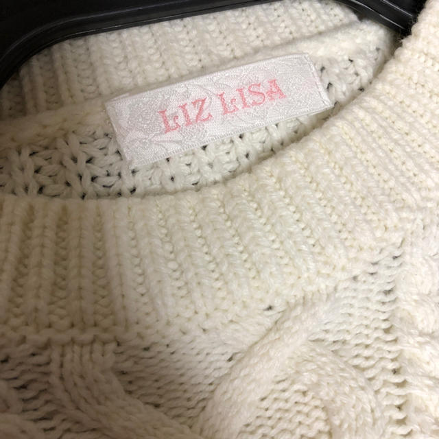 LIZ LISA(リズリサ)のLIZLISA 袖リボン ニット レディースのトップス(ニット/セーター)の商品写真