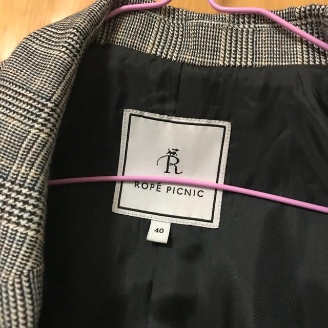Rope' Picnic(ロペピクニック)のロペピクニック  グレンチェック ジャケット レディースのジャケット/アウター(テーラードジャケット)の商品写真