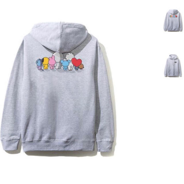 ANTI(アンチ)のAnti social social club BT21コラボ 値下げ メンズのトップス(パーカー)の商品写真