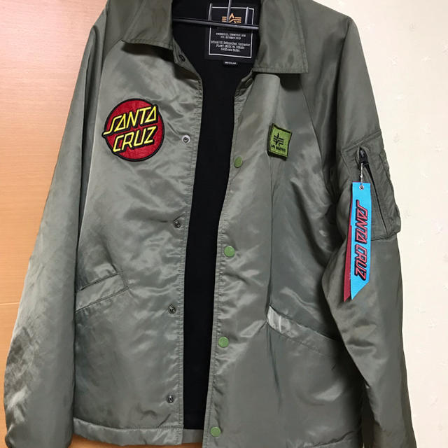 ALPHA INDUSTRIES - サンタクルーズコーチジャケットの通販 by クロロのお店｜アルファインダストリーズならラクマ