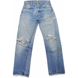 リーバイス(Levi's)のリーバイス 501 赤耳 ビンテージ W30 米国製 ヒゲ VI03F-064(デニム/ジーンズ)