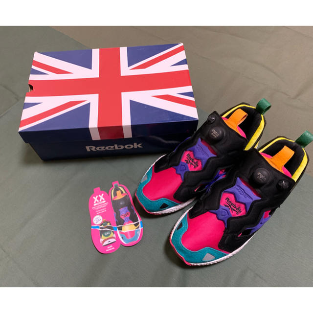 X-girl(エックスガール)のx-girl Reebok insta pump fury 28cm 美品 メンズの靴/シューズ(スニーカー)の商品写真