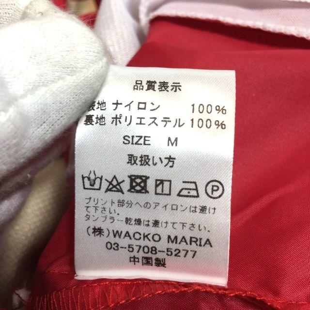 WACKO MARIA(ワコマリア)のワコマリア★天国東京★コーチジャケット★ナイロンジャケット 内ボア 赤★M メンズのジャケット/アウター(ナイロンジャケット)の商品写真