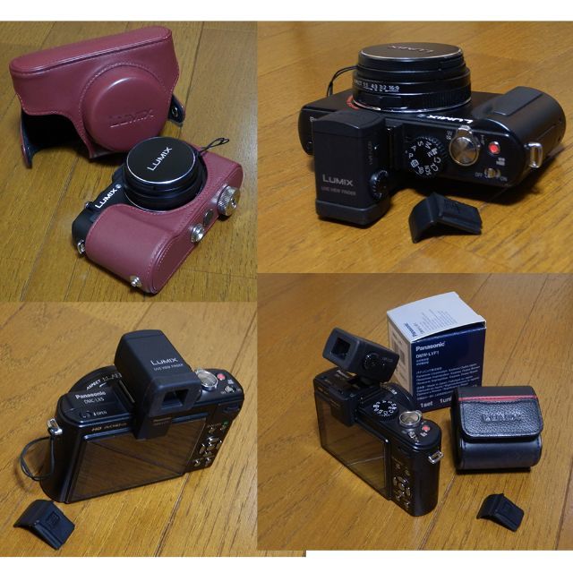 Panasonic(パナソニック)の超美品！LUMIX DMC-LX5・ DMW-LVF1・専用ジャケット付 スマホ/家電/カメラのカメラ(コンパクトデジタルカメラ)の商品写真