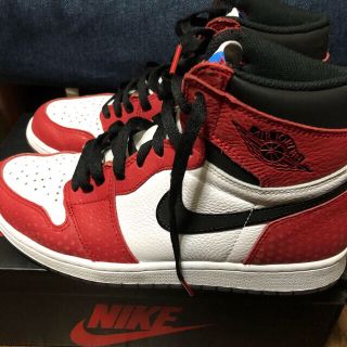 ナイキ(NIKE)のaj1 spiderman 27cm 国内正規品(スニーカー)