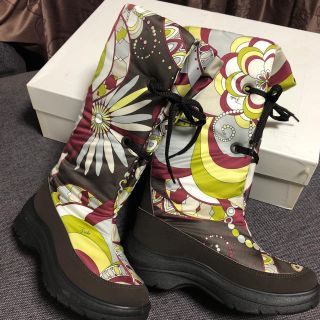 エミリオプッチ(EMILIO PUCCI)のプッチ ブーツ サイズ36 美品(ブーツ)