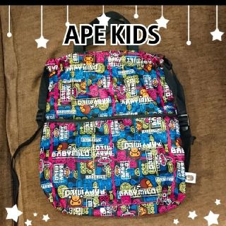 アベイシングエイプ(A BATHING APE)のAPEキッズ ベビーマイロ リュック☆(リュックサック)