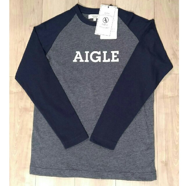 AIGLE(エーグル)のAIGLE　エーグル　ラグランTシャツ　Sサイズ　福袋　新品未使用 メンズのトップス(Tシャツ/カットソー(七分/長袖))の商品写真