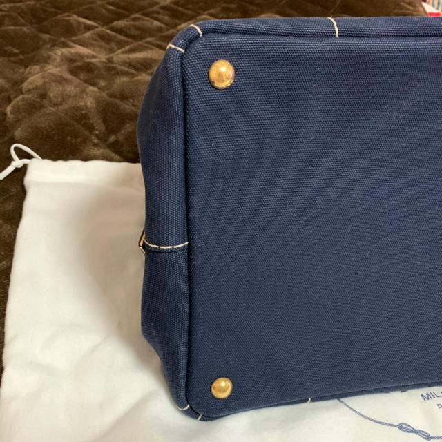 PRADA(プラダ)のPRADA カナパ ギンガムチェックMサイズ レディースのバッグ(ハンドバッグ)の商品写真