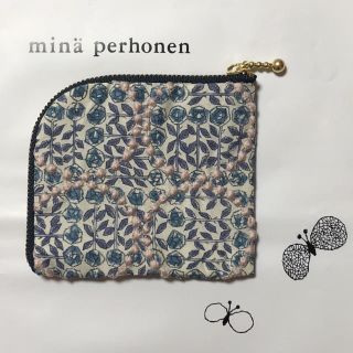 ミナペルホネン(mina perhonen)のミナペルホネン♡L字ファスナー財布  ポーチ  ①(財布)