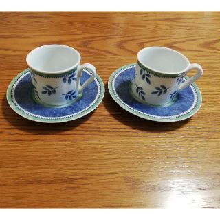 美品　デミタスコーヒーカップ　ペア(グラス/カップ)