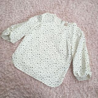 プティマイン(petit main)の美品 プティマイン 130 星柄 トップス(Tシャツ/カットソー)