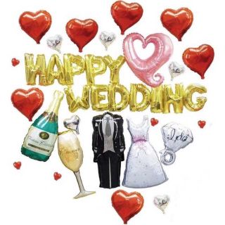 Happy weddingバルーンセット(その他)