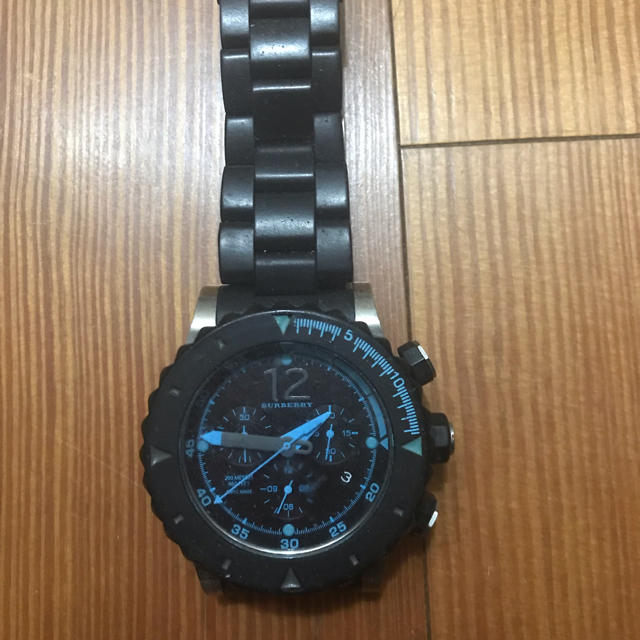バーバリー BU7661 腕時計 ステンレススチール/ラバーxSS メンズ