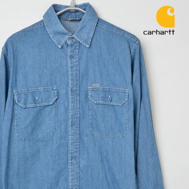 carhartt(カーハート)のAS4655 カーハート Carhart デニムシャツ 長袖 M  肩43  メンズのトップス(シャツ)の商品写真