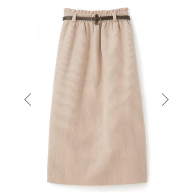GRL(グレイル)のベルト付きニットタイトスカート レディースのスカート(ひざ丈スカート)の商品写真