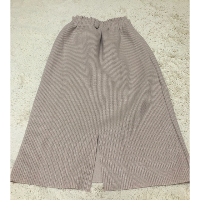 GRL(グレイル)のベルト付きニットタイトスカート レディースのスカート(ひざ丈スカート)の商品写真