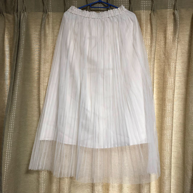 GU(ジーユー)のチュールロングスカート レディースのスカート(ロングスカート)の商品写真