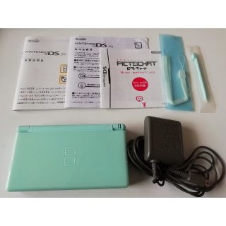 ニンテンドーDS(ニンテンドーDS)のDS lite アイスブルー 中古品 箱無し 動作確認済み 任天堂 おまけ付き(携帯用ゲーム機本体)