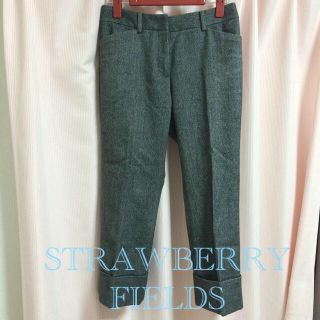 ストロベリーフィールズ(STRAWBERRY-FIELDS)のストフィ♡センタープレスパンツ(クロップドパンツ)