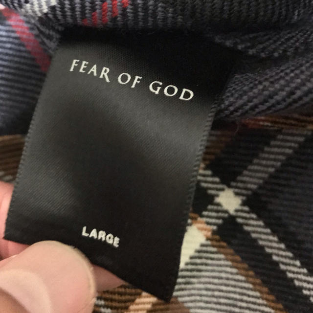 Fear of god Denim Collared Flannel shirt