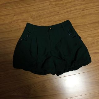 アクシーズファム(axes femme)のアクシーズファム ショートパンツ ダークグリーン(ショートパンツ)