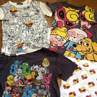 ヒステリックミニ(HYSTERIC MINI)のココ様専用♡4枚セット(Tシャツ(半袖/袖なし))