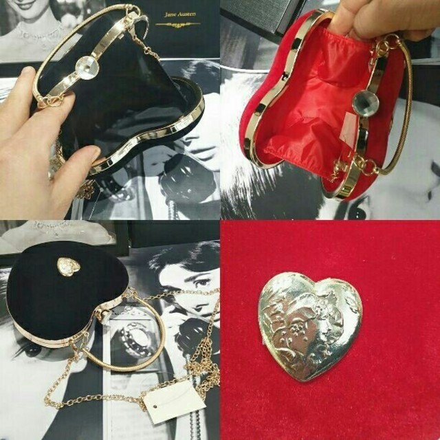 merry jenny(メリージェニー)のheart emblem chain bag. レディースのバッグ(ショルダーバッグ)の商品写真