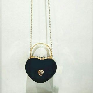 メリージェニー(merry jenny)のheart emblem chain bag.(ショルダーバッグ)