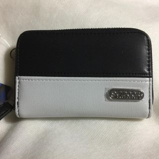 アウトドア(OUTDOOR)の新品★メンズOUTDOOR 小銭入れ★黒✕薄グレーのバイカラー(コインケース/小銭入れ)